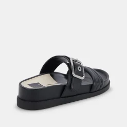 SHAILA SANDALS BLACK LEATHER^Dolce Vita Outlet