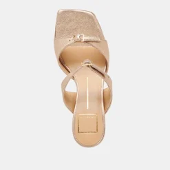SHANE HEELS GOLD METALLIC LEATHER^Dolce Vita Hot