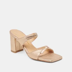 SHANE HEELS GOLD METALLIC LEATHER^Dolce Vita Hot