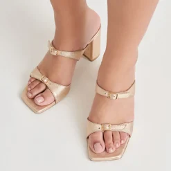 SHANE HEELS GOLD METALLIC LEATHER^Dolce Vita Hot