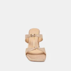 SHANE HEELS GOLD METALLIC LEATHER^Dolce Vita Hot