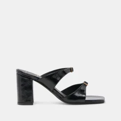 SHANE HEELS MIDNIGHT CRINKLE PATENT^Dolce Vita Best