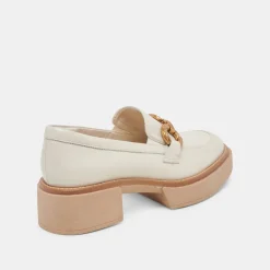SHEENA LOAFERS IVORY CRINKLE PATENT^Dolce Vita Clearance