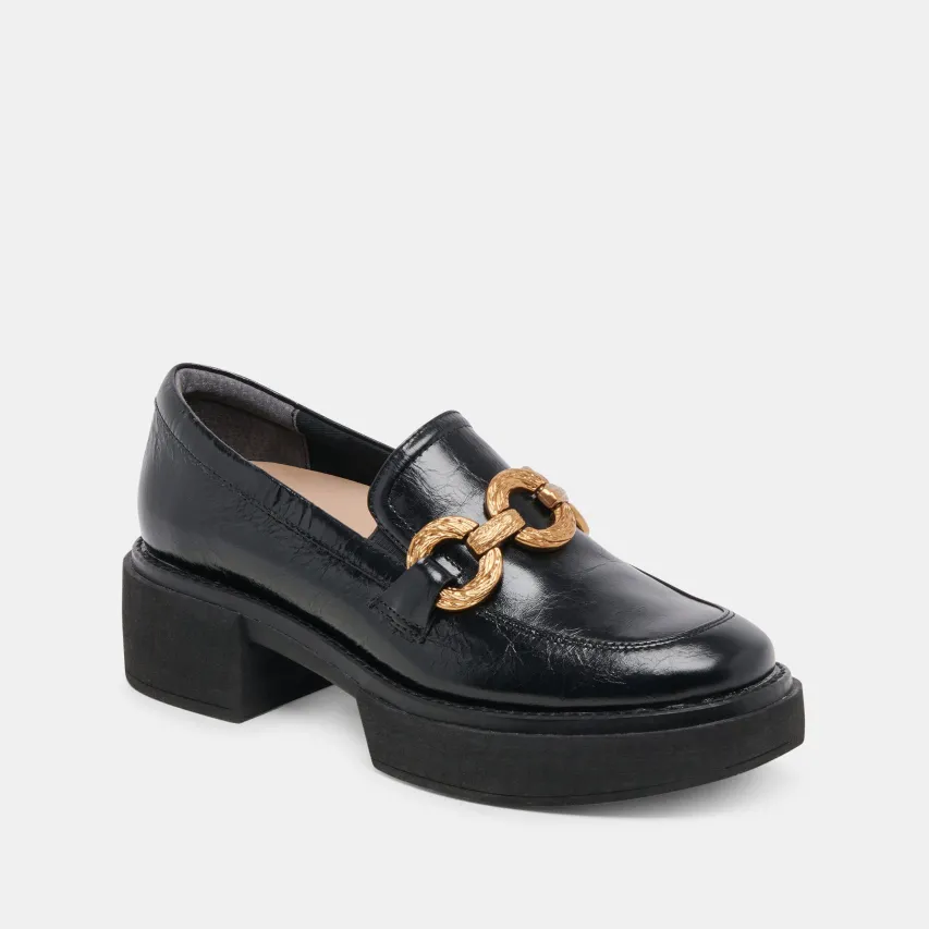 SHEENA LOAFERS MIDNIGHT CRINKLE PATENT^Dolce Vita Sale