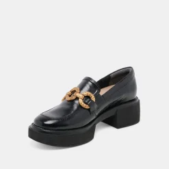 SHEENA LOAFERS MIDNIGHT CRINKLE PATENT^Dolce Vita Sale
