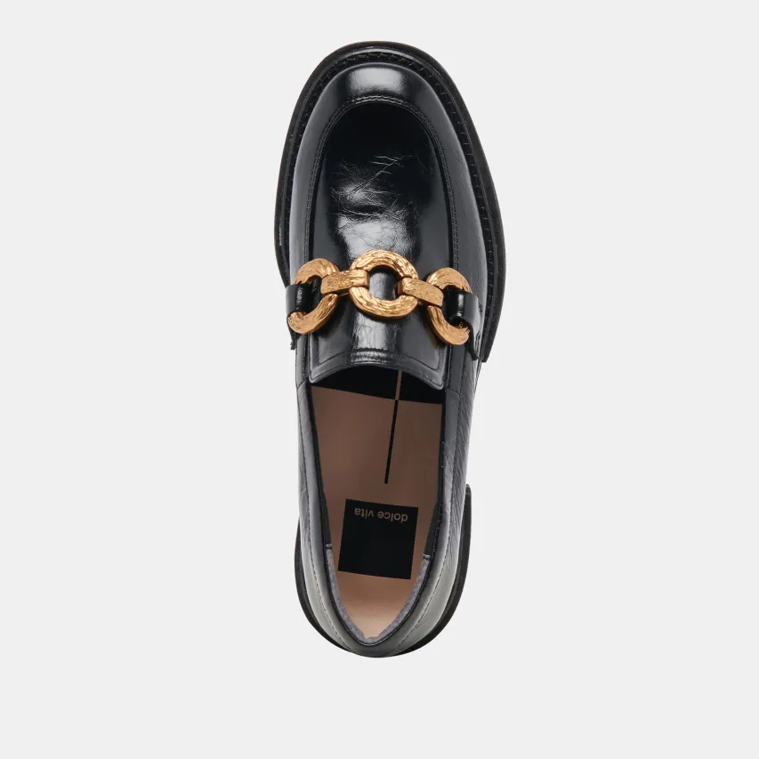 SHEENA LOAFERS MIDNIGHT CRINKLE PATENT^Dolce Vita Sale
