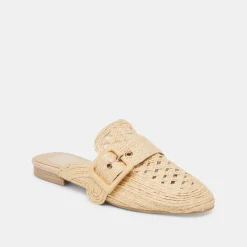 SIANNA FLATS NATURAL RAFFIA^Dolce Vita Clearance