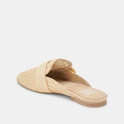 SIANNA FLATS NATURAL RAFFIA^Dolce Vita Clearance
