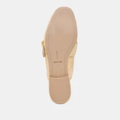 SIANNA FLATS NATURAL RAFFIA^Dolce Vita Clearance