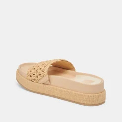 SIDONA SANDALS LT NATURAL RAFFIA^Dolce Vita Hot