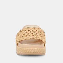 SIDONA SANDALS LT NATURAL RAFFIA^Dolce Vita Hot
