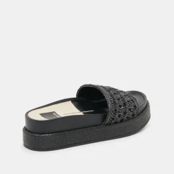 SIDONA SANDALS ONYX RAFFIA^Dolce Vita Outlet
