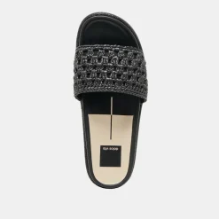 SIDONA SANDALS ONYX RAFFIA^Dolce Vita Outlet