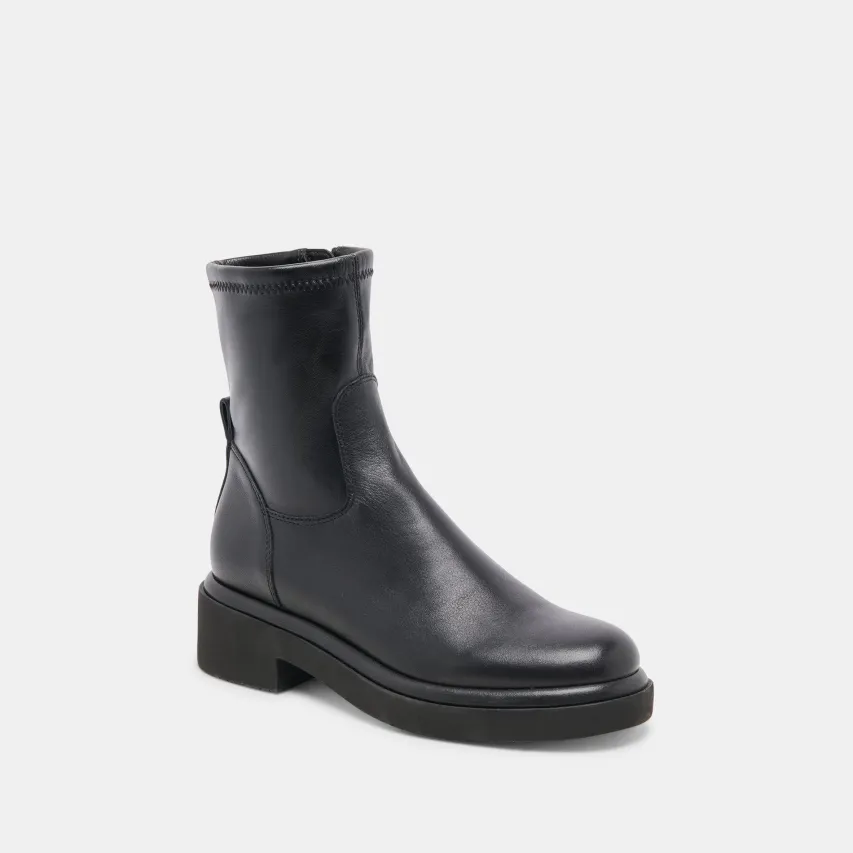 SIMAYA H2O BOOTS BLACK LEATHER^Dolce Vita Sale