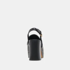 SIRUS HEELS BLACK LEATHER^Dolce Vita Online