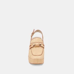 SIRUS HEELS LT NATURAL RAFFIA^Dolce Vita Fashion