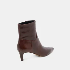 SONDRA BOOTIES MAHOGANY LEATHER^Dolce Vita Fashion