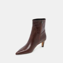 SONDRA BOOTIES MAHOGANY LEATHER^Dolce Vita Fashion