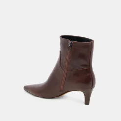 SONDRA BOOTIES MAHOGANY LEATHER^Dolce Vita Fashion