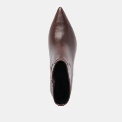 SONDRA BOOTIES MAHOGANY LEATHER^Dolce Vita Fashion