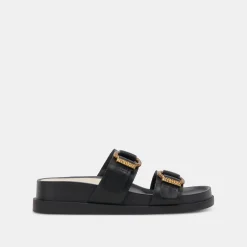 SOYA SANDALS ONYX LEATHER^Dolce Vita Hot