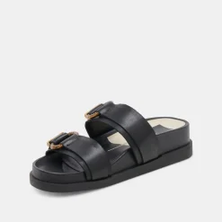 SOYA SANDALS ONYX LEATHER^Dolce Vita Hot