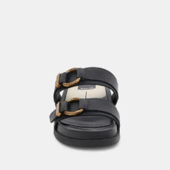 SOYA SANDALS ONYX LEATHER^Dolce Vita Hot