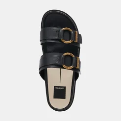 SOYA SANDALS ONYX LEATHER^Dolce Vita Hot
