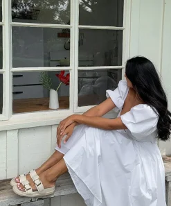 SOYA SANDALS WHITE LEATHER^Dolce Vita Best