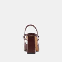 SOYER HEELS BURGUNDY CRINKLE PATENT^Dolce Vita Clearance