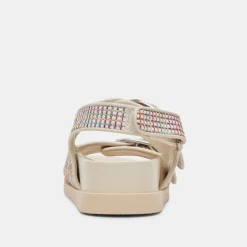 STARLA PRIDE SANDALS WHITE MULTI RAFFIA^Dolce Vita Clearance