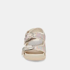 STARLA PRIDE SANDALS WHITE MULTI RAFFIA^Dolce Vita Clearance