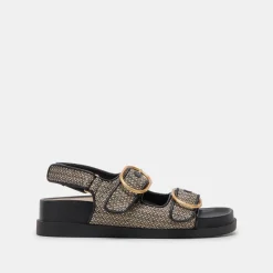 STARLA SANDALS BLACK MULTI WOVEN^Dolce Vita Sale
