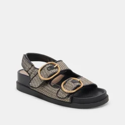STARLA SANDALS BLACK MULTI WOVEN^Dolce Vita Sale