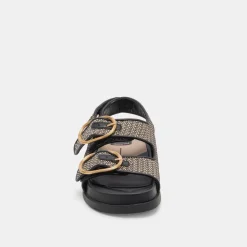 STARLA SANDALS BLACK MULTI WOVEN^Dolce Vita Sale