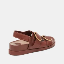 STARLA SANDALS BROWN LEATHER^Dolce Vita Discount