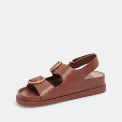 STARLA SANDALS BROWN LEATHER^Dolce Vita Discount