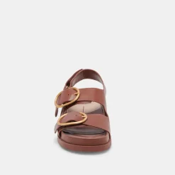 STARLA SANDALS BROWN LEATHER^Dolce Vita Discount