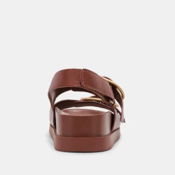 STARLA SANDALS BROWN LEATHER^Dolce Vita Discount
