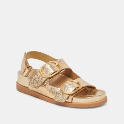 STARLA SANDALS GOLD DISTRESSED LEATHER^Dolce Vita Discount