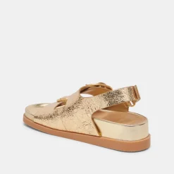 STARLA SANDALS GOLD DISTRESSED LEATHER^Dolce Vita Discount