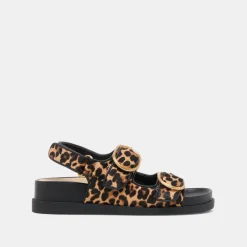 STARLA SANDALS LEOPARD BLACK CALF HAIR^Dolce Vita Fashion