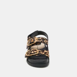 STARLA SANDALS LEOPARD BLACK CALF HAIR^Dolce Vita Fashion