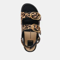 STARLA SANDALS LEOPARD BLACK CALF HAIR^Dolce Vita Fashion