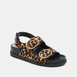 STARLA SANDALS LEOPARD BLACK CALF HAIR^Dolce Vita Fashion