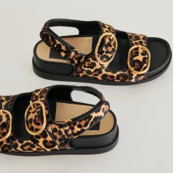 STARLA SANDALS LEOPARD BLACK CALF HAIR^Dolce Vita Fashion