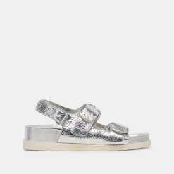 STARLA SANDALS SILVER DISTRESSED LEATHER^Dolce Vita Sale