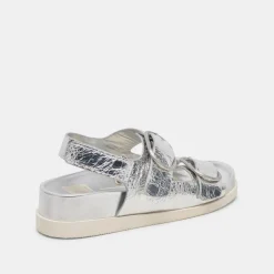 STARLA SANDALS SILVER DISTRESSED LEATHER^Dolce Vita Sale