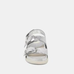 STARLA SANDALS SILVER DISTRESSED LEATHER^Dolce Vita Sale