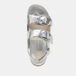 STARLA SANDALS SILVER DISTRESSED LEATHER^Dolce Vita Sale